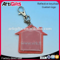 Promotion gifts reflection keychain with led